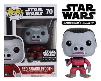 Funko (Light Box Damage) Star Wars Red Snaggletooth Red Exclusive Funko Pop! #70