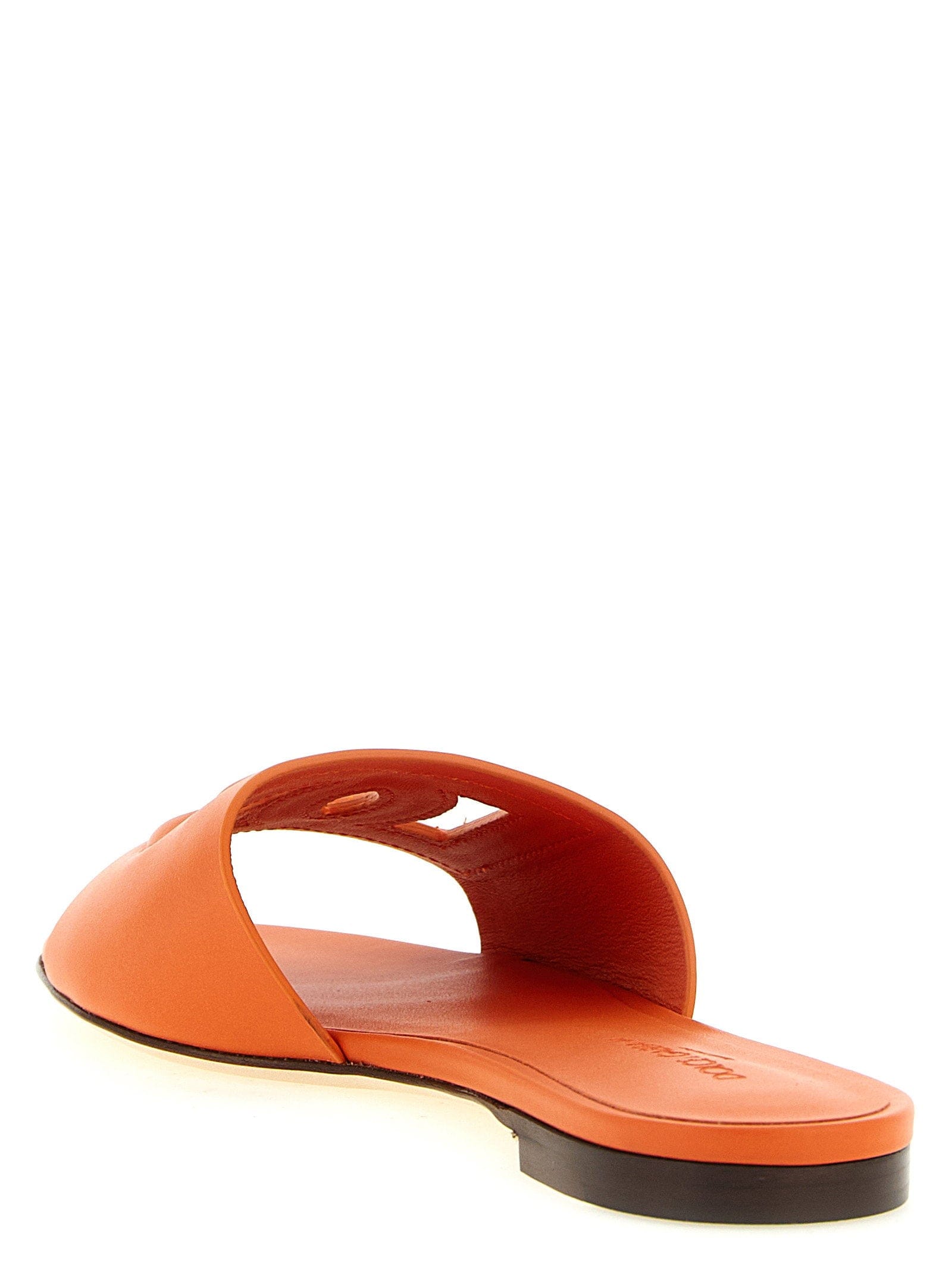 Dolce & Gabbana Bianca Slide — Orange