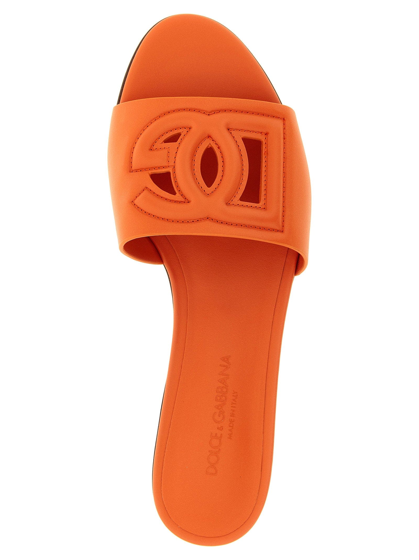Dolce & Gabbana Bianca Slide — Orange