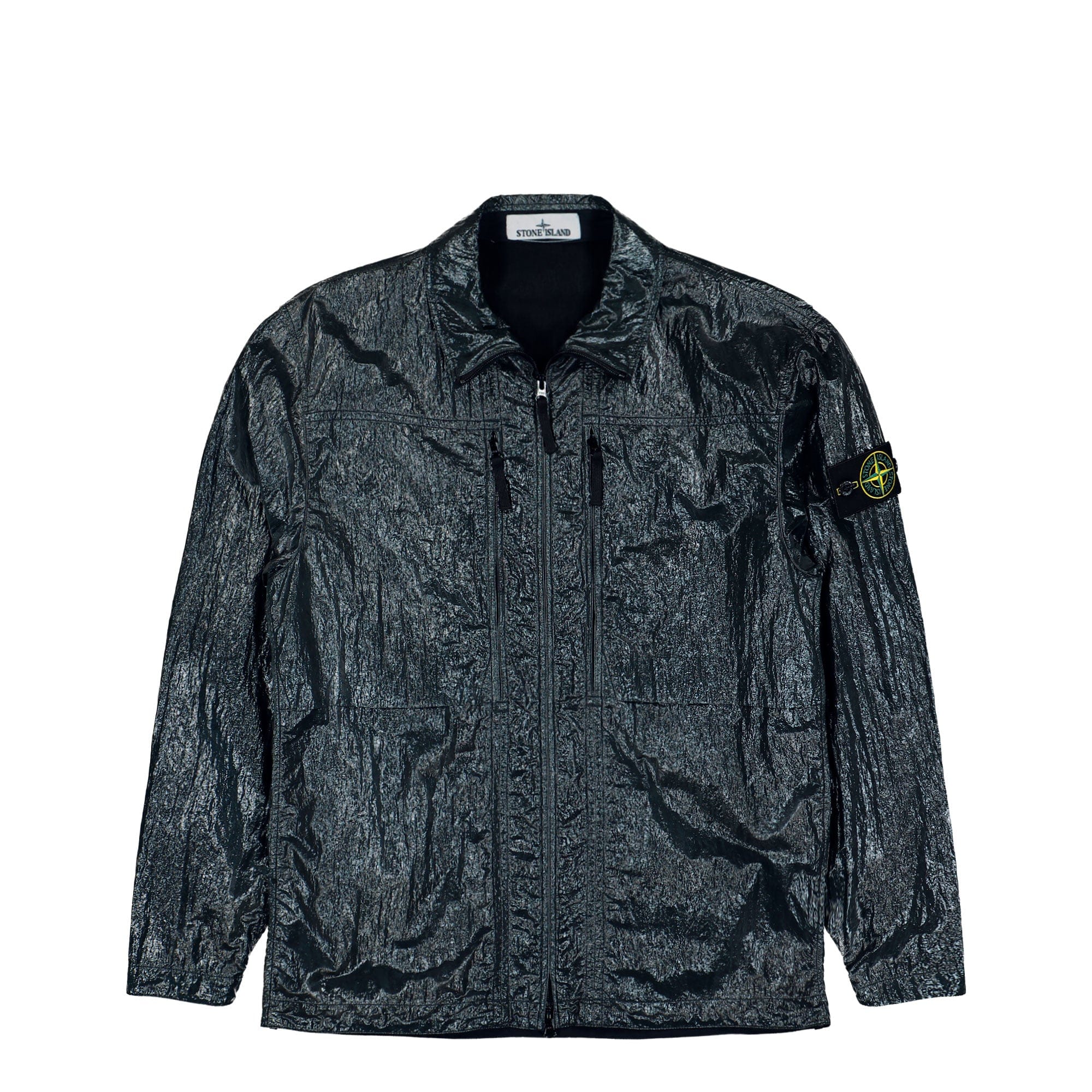 Stone Island Overshirt W Polyurethanic Resin Coating