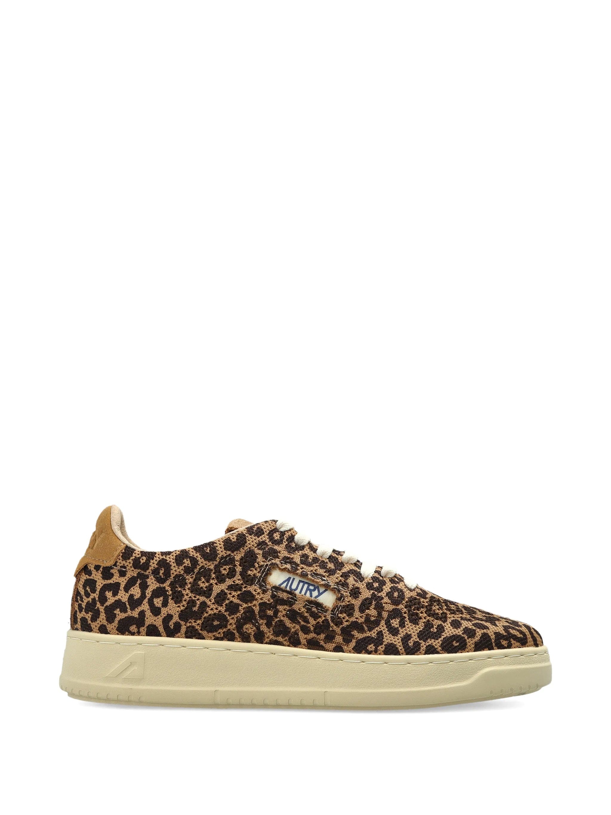 Autry Medalist Easeknit leopard print sneakers