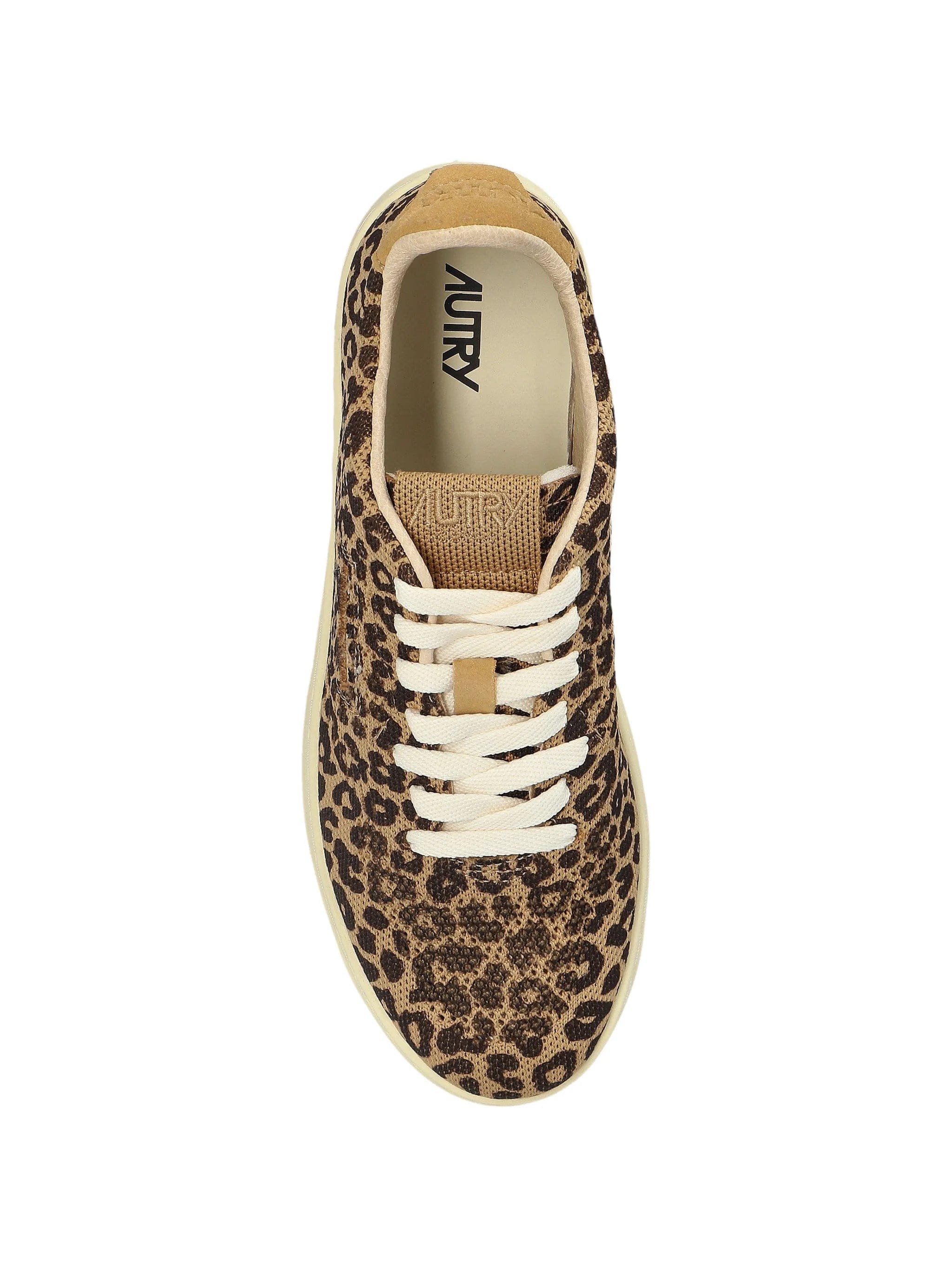 Autry Medalist Easeknit leopard print sneakers