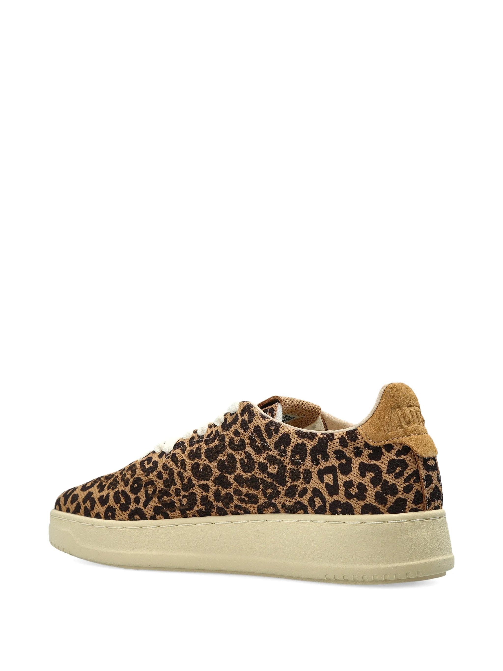 Autry Medalist Easeknit leopard print sneakers