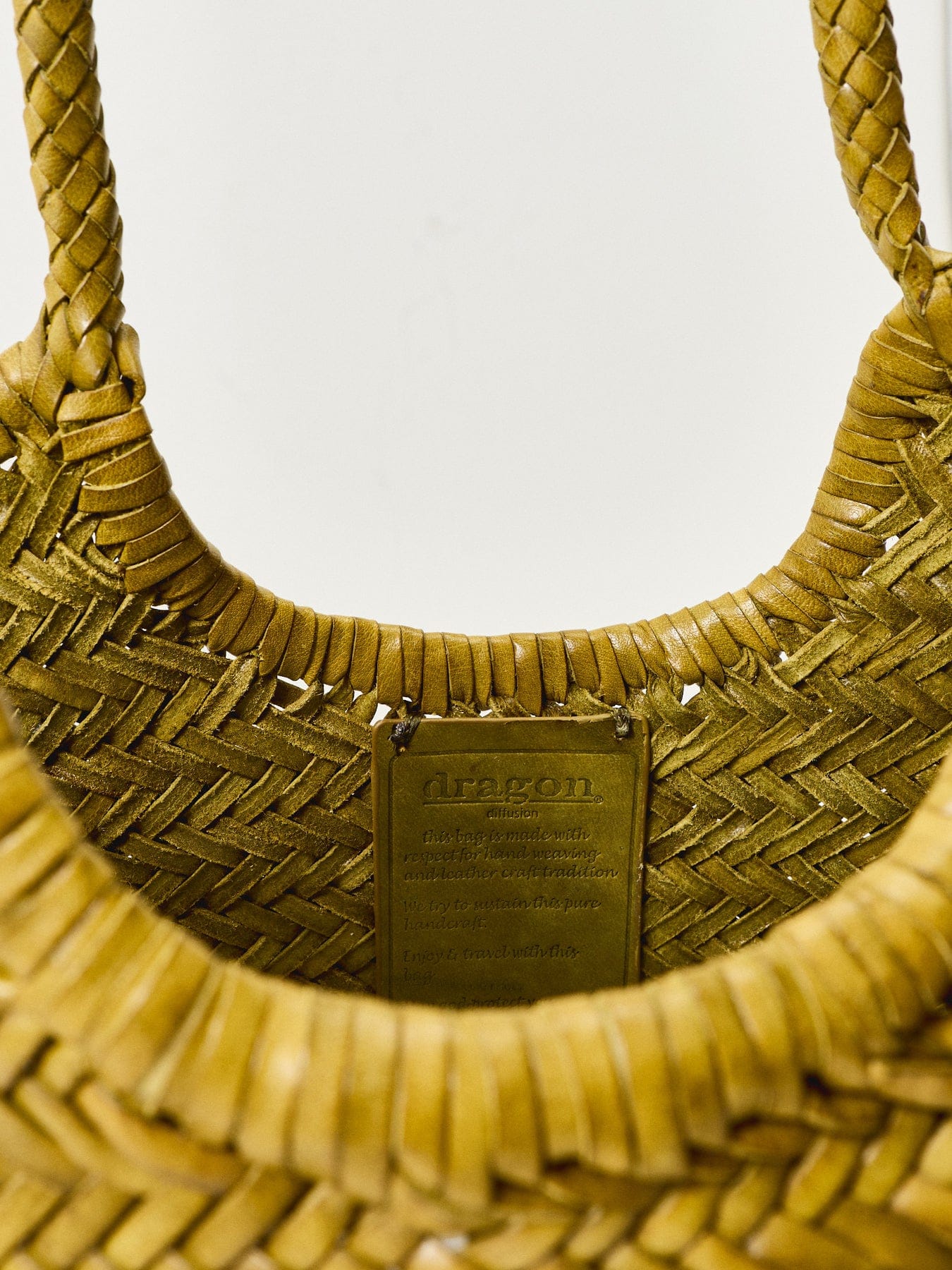 Dragon Diffusion Nantucket Basket Big Tote Green