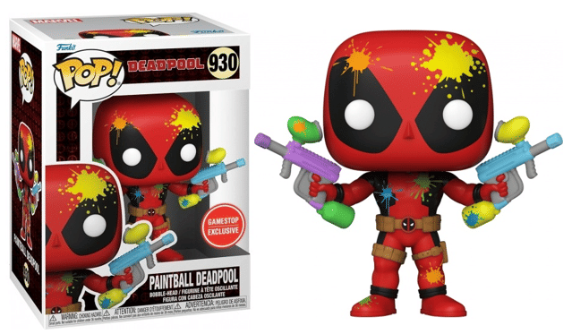 Funko (Light Box Damage) Funko Pop! Deadpool Paintball Deadpool (Exclusive) #930