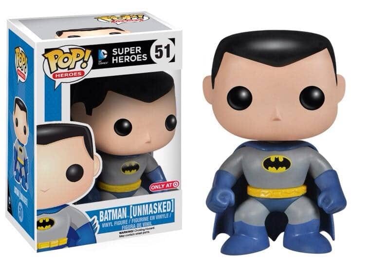 Funko (Box Damage) DC Super Heroes Batman (Unmasked) Exclusive Funko Pop! #51
