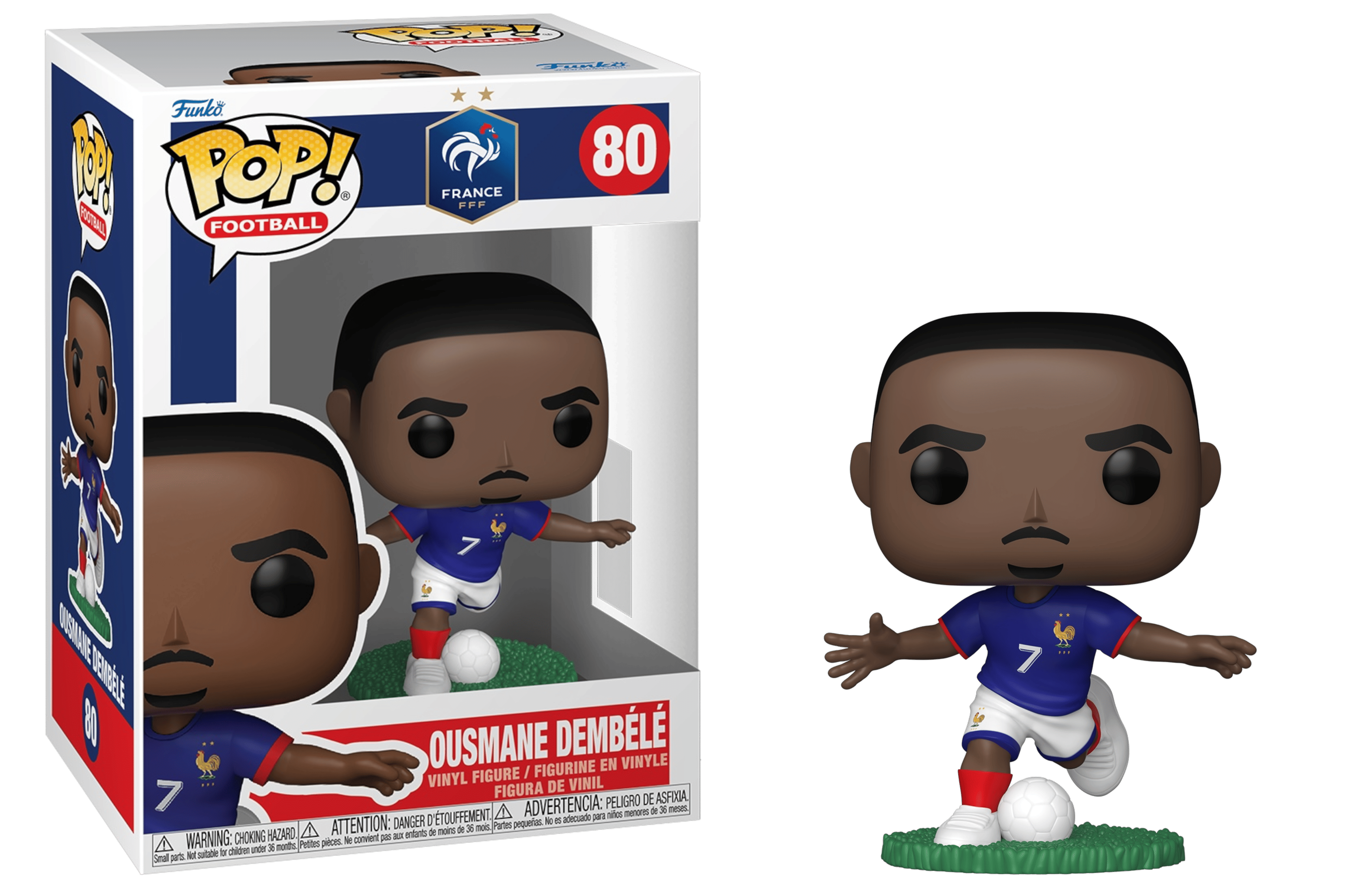 Funko (Shelf Wear) Funko Pop! Football France Ousmane Dembele #80