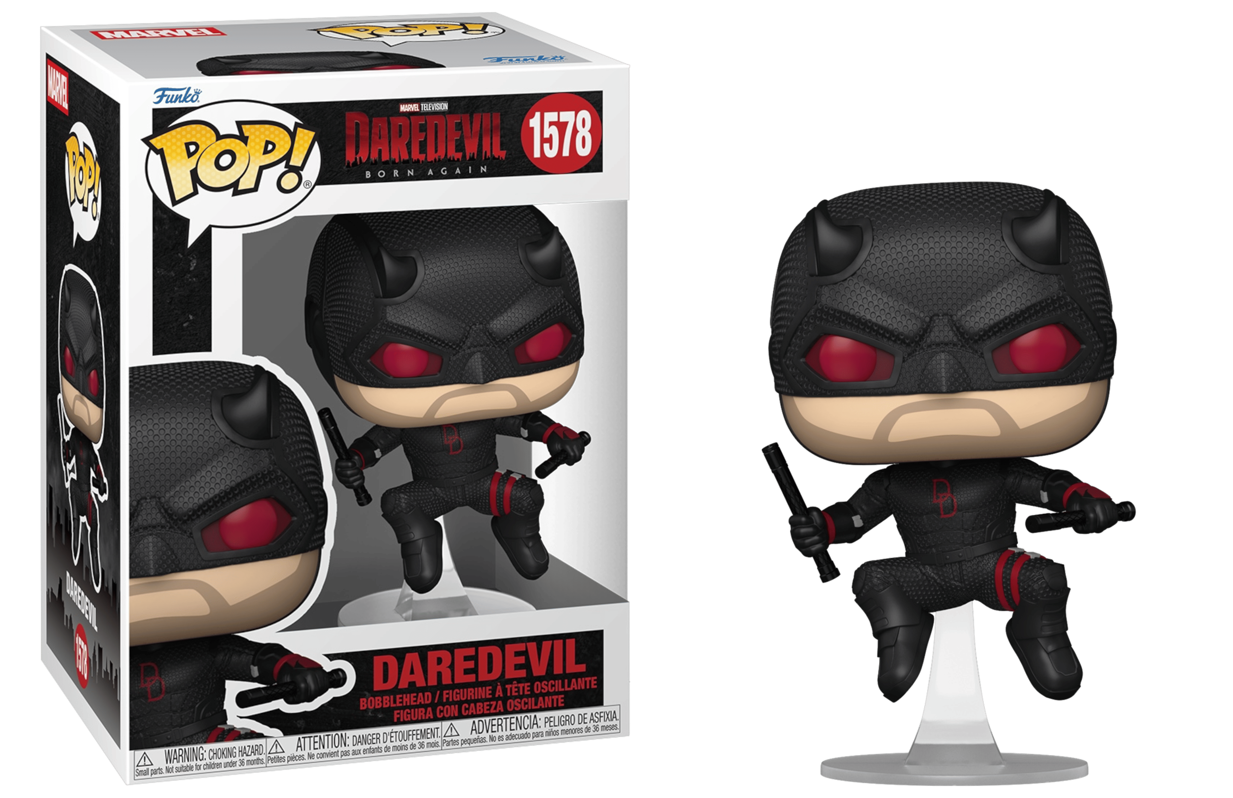 Funko Pop! Daredevil Born Again Daredevil (Black Suit) #1578