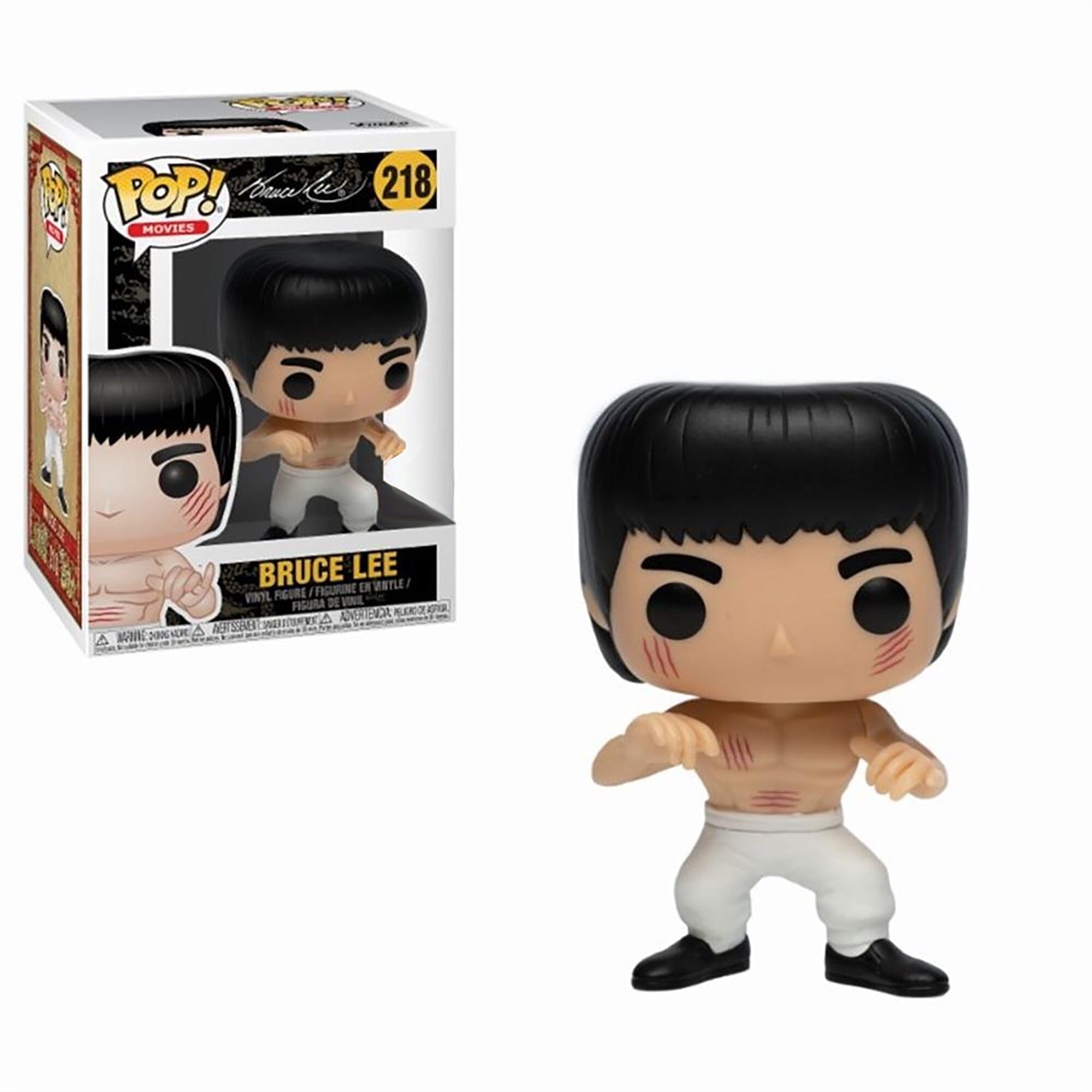 Funko (Box Damage) Funko Pop! Enter The Dragon Bruce Lee (White Pants) Exclusive #218
