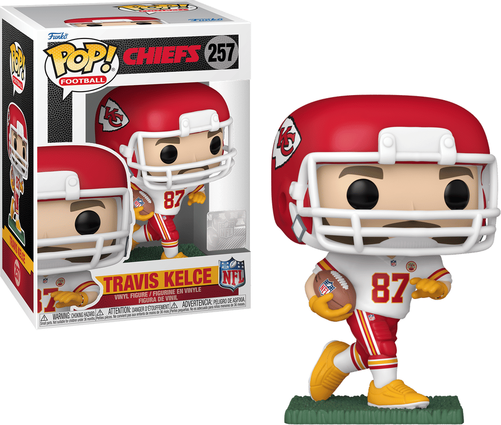 Funko Pop! Kansas City Chiefs Travis Kelce (Away Jersey) #257