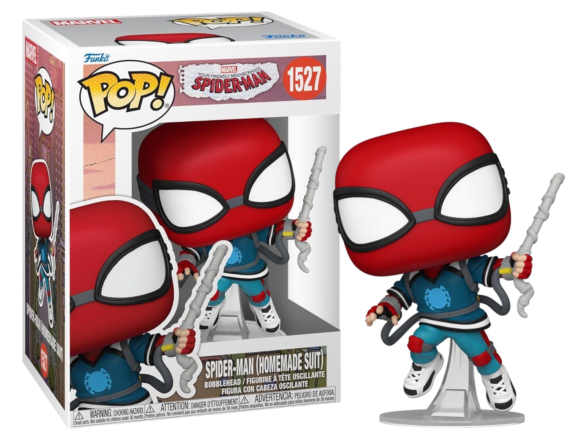Funko Pop! Your Friendly Neighborhood Spider - Man Spider - Man (Homemade Suit) #1527