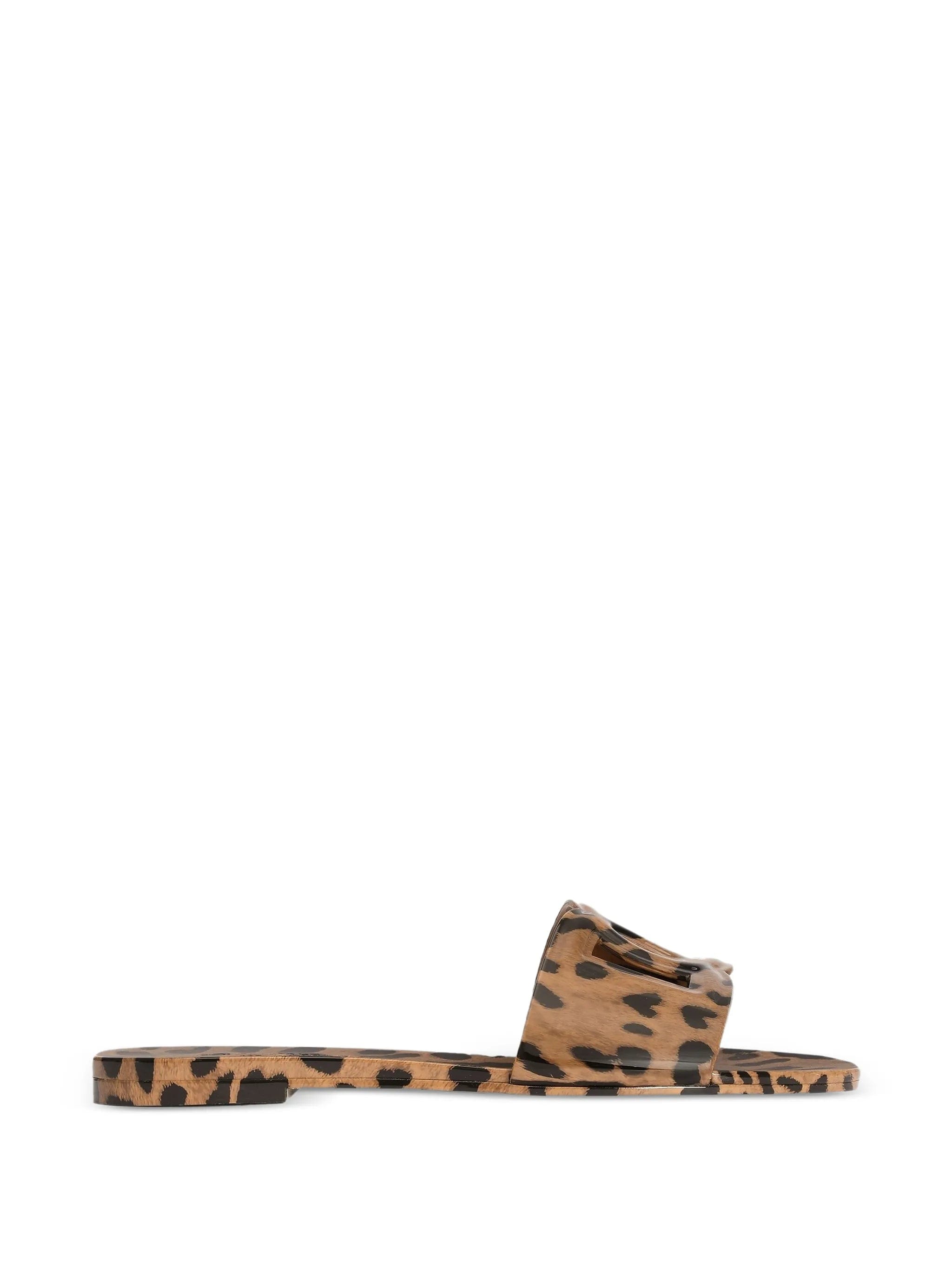 Dolce & Gabbana leo - print rubber beachwear slides