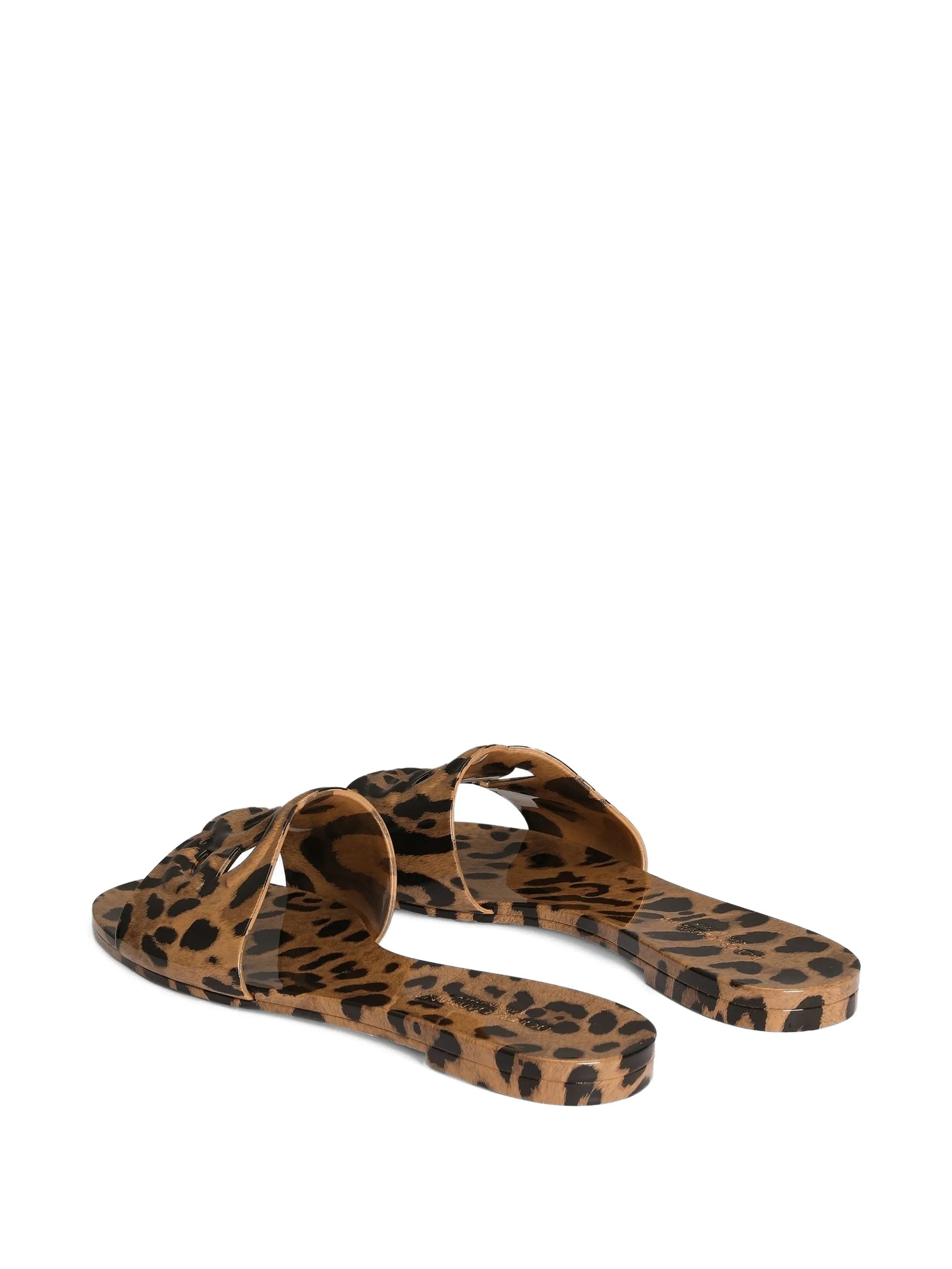 Dolce & Gabbana leo - print rubber beachwear slides