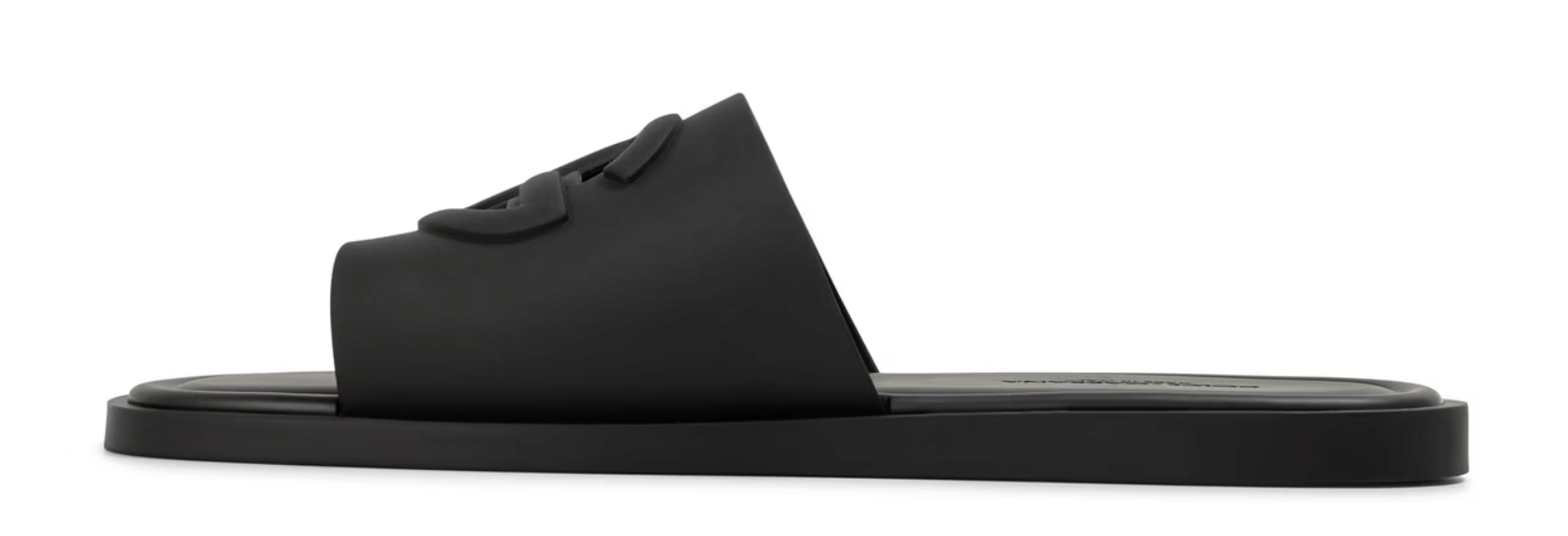 Dolce & Gabbana Dolce and Gabbana DG Rubber Cut Slide Sn63