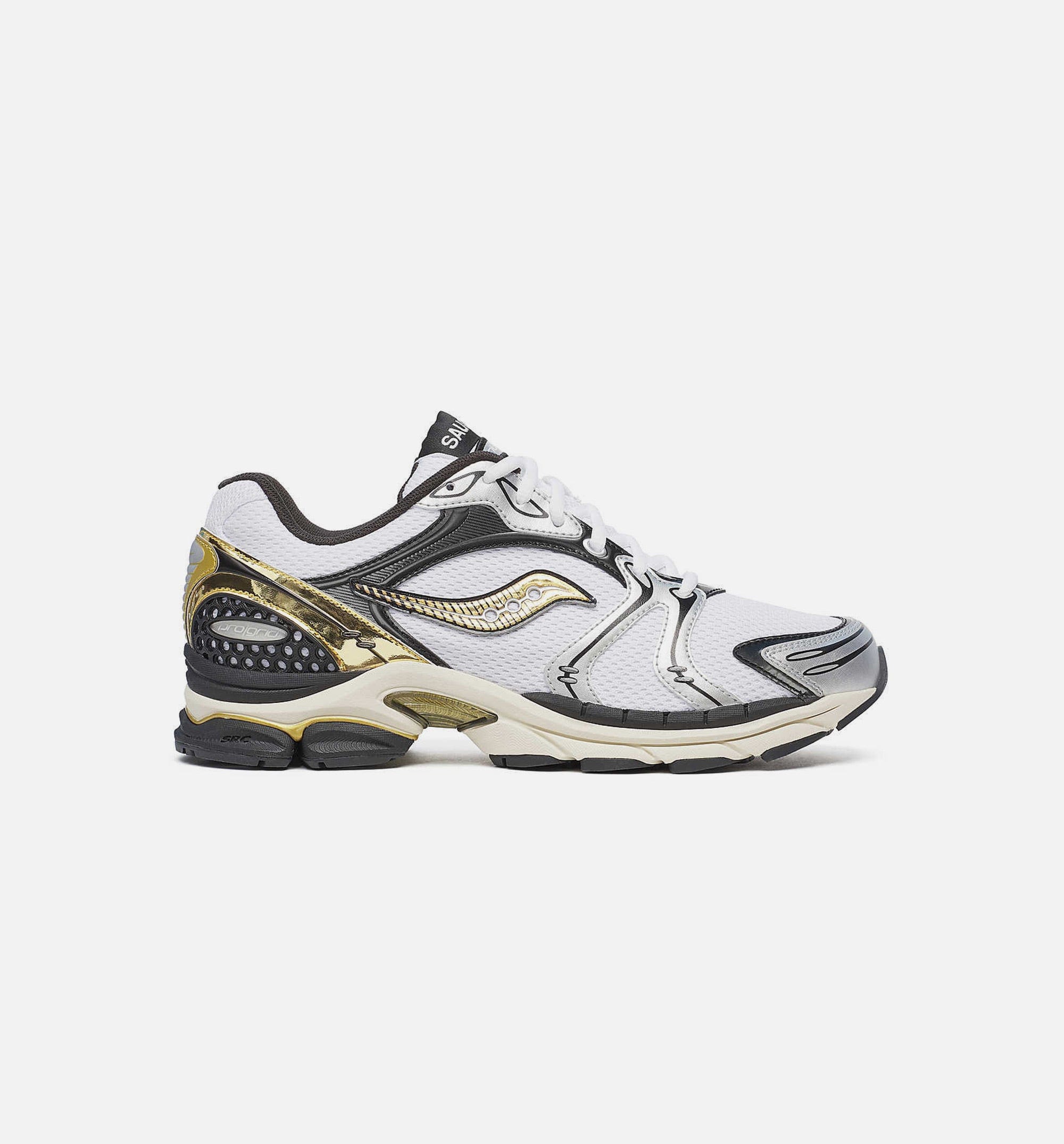 Saucony Triumph 4 Mens Lifestyle Shoe - White/Gold