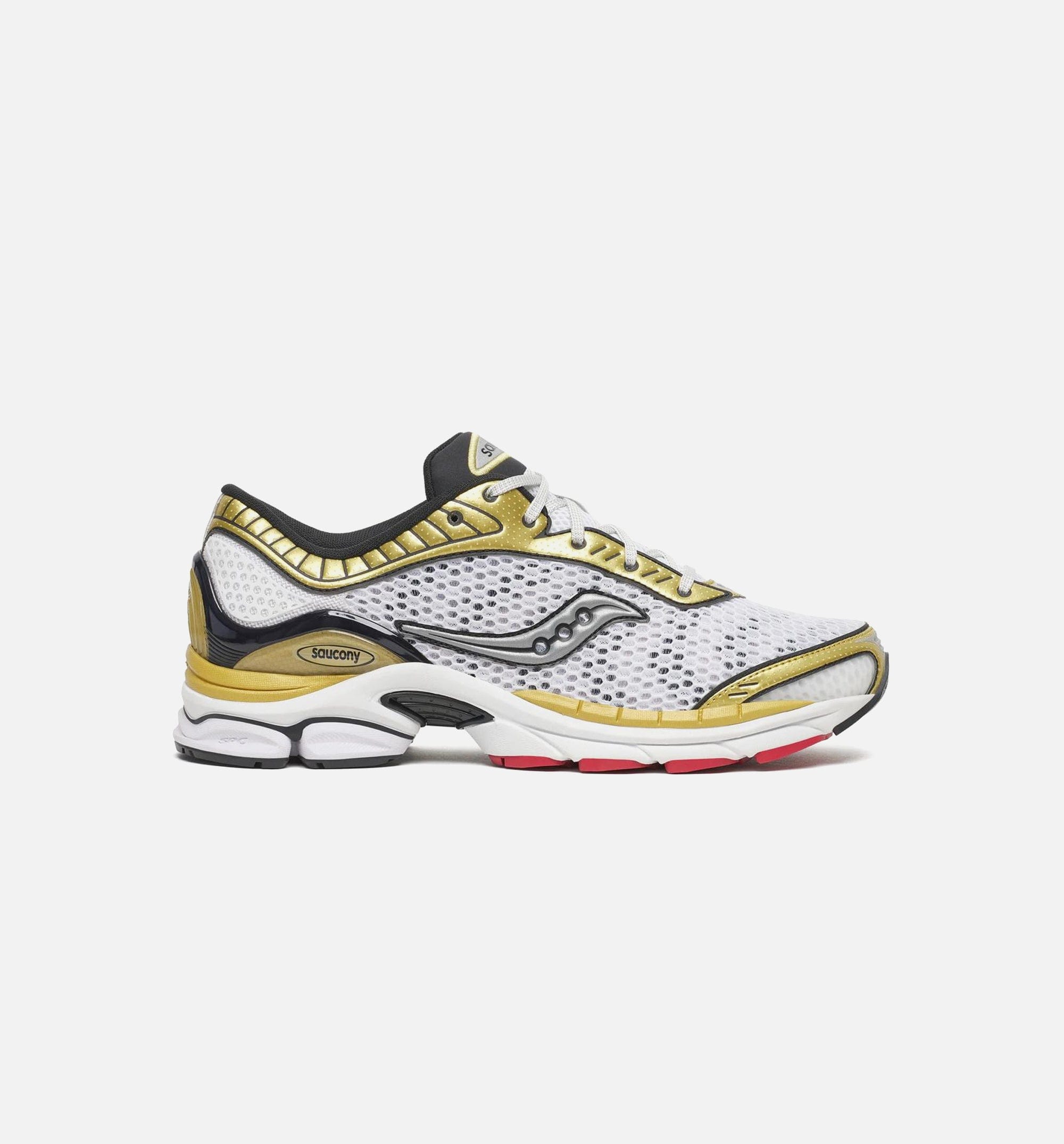 Saucony Progrid Paramount Mens Lifestyle Shoe - White/Gold