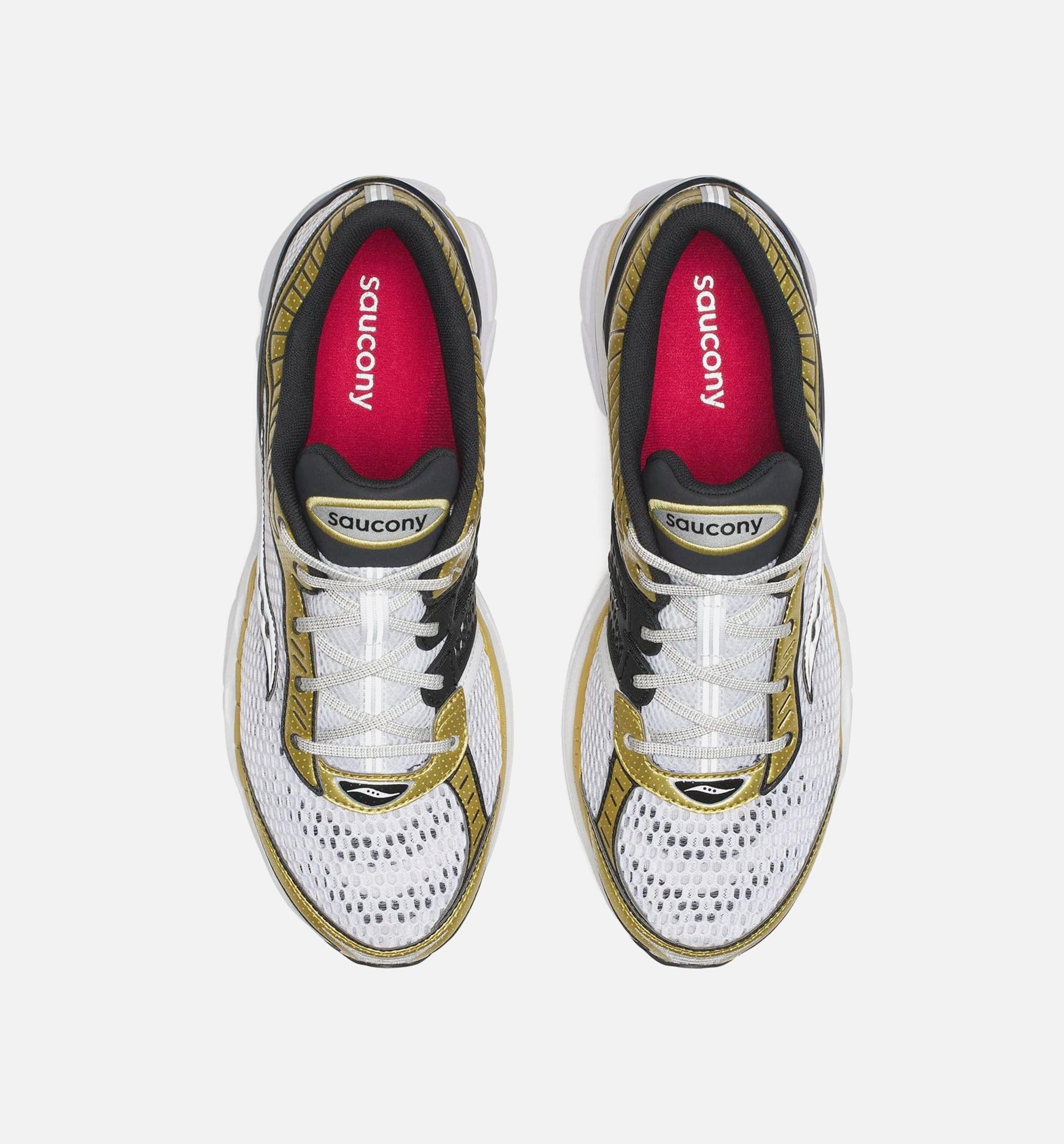 Saucony Progrid Paramount Mens Lifestyle Shoe - White/Gold