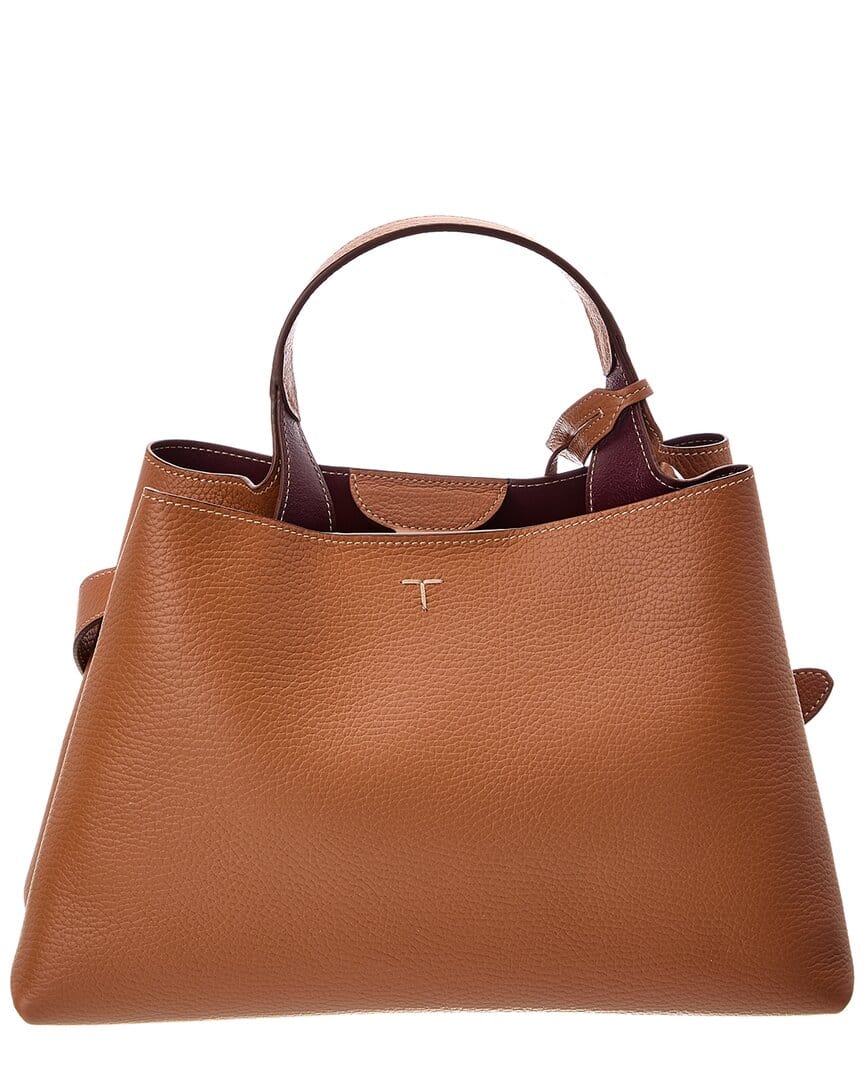 Tod's T Lock Small Leather Tote