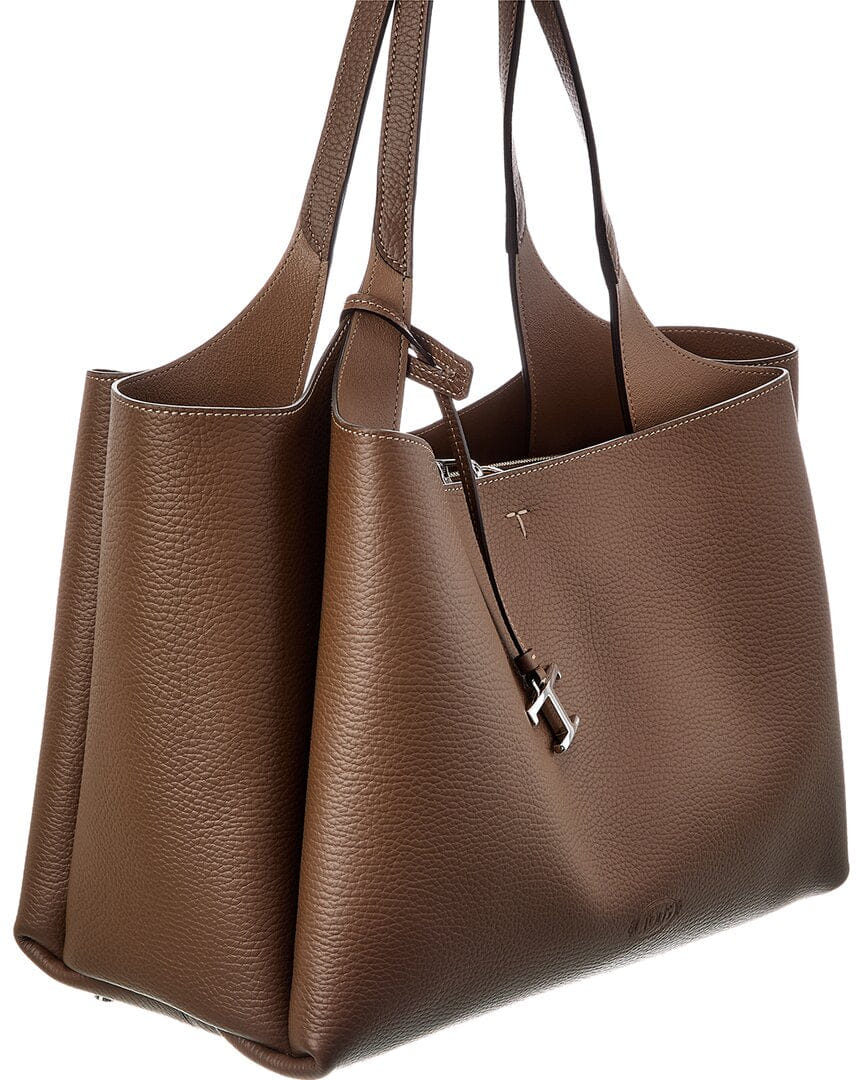 Tod’S Logo Medium Leather Tote