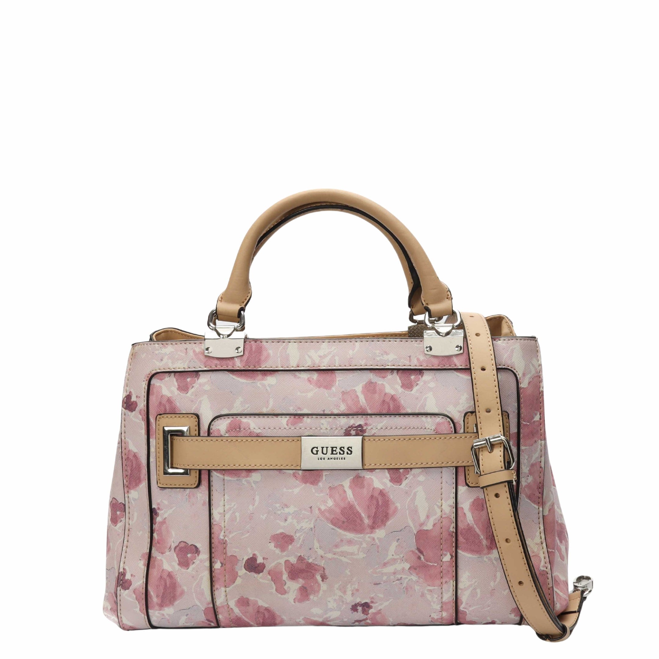 Guess Violet Floral Satchel