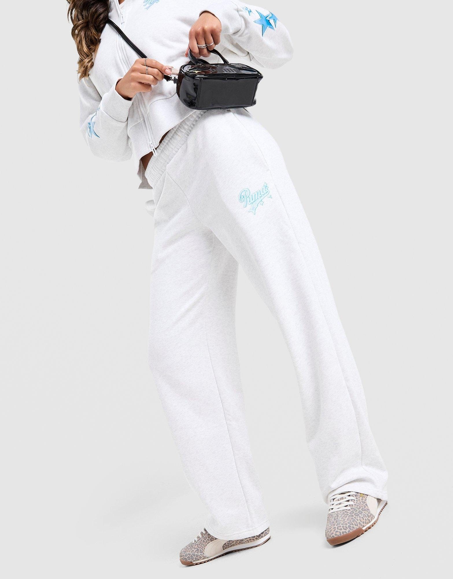 Puma Hoops Wide Leg Joggers