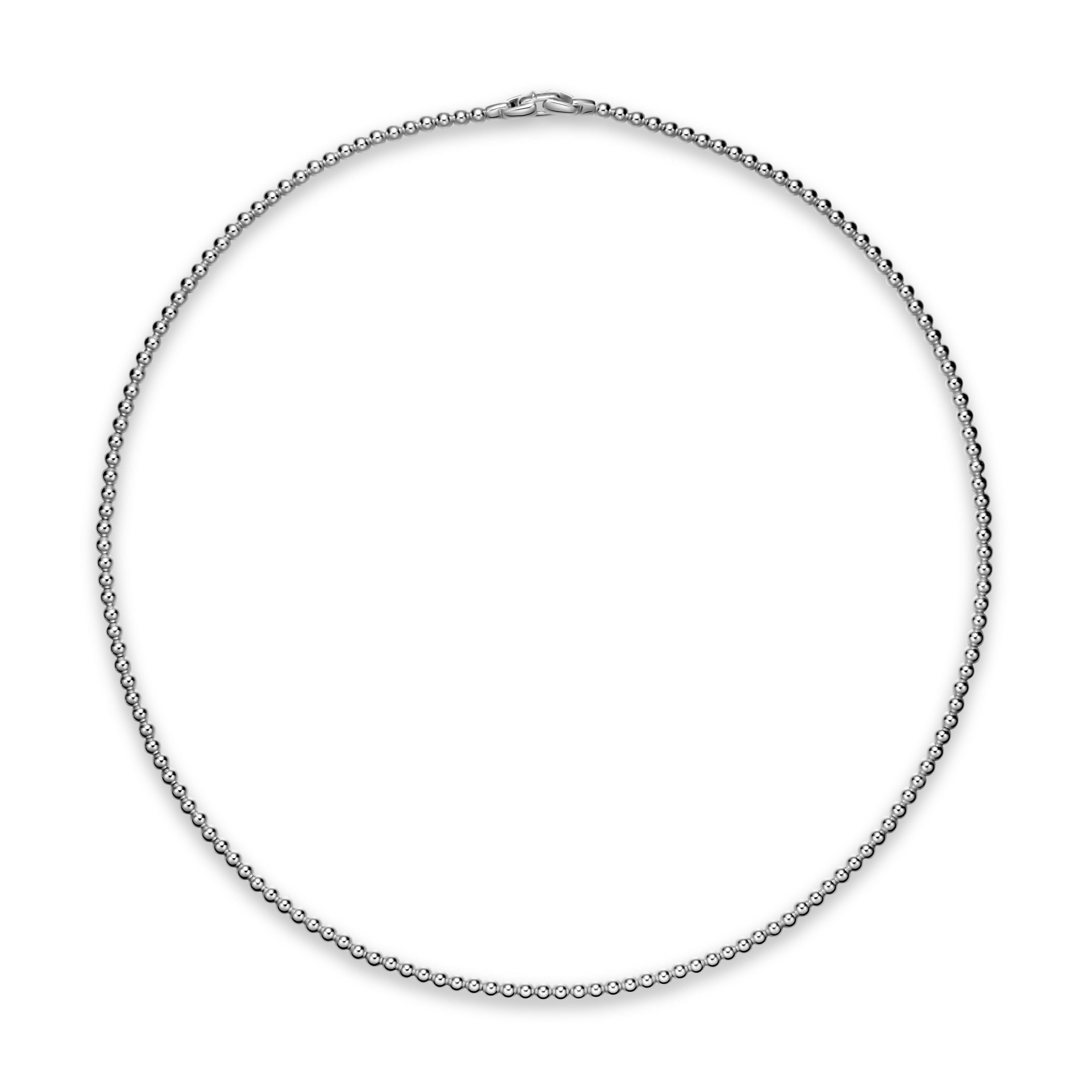 David Yurman Spiritual Beads Collection Necklace in Sterling Silver
