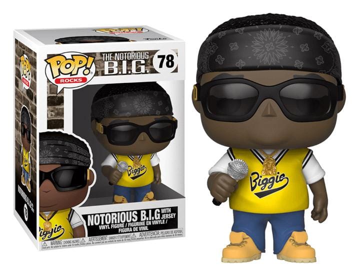Funko Pop! Notorious B.I.G with Jersey Biggie Smalls #78