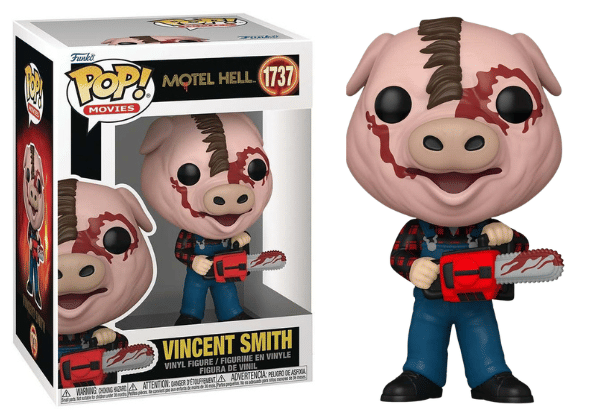 Funko Pop! Vincent Smith, Motel Hell 1737 Vinyl Figure in PopShield Protector