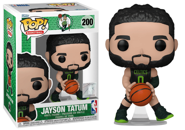 Funko Pop! Jayson Tatum, Boston Celtics, NBA 200 Vinyl Figure in PopShield Protector