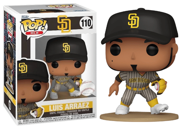 Funko Pop! Luis Arraez, San Diego Padres, MLB 110 Vinyl Figure in PopShield Protector