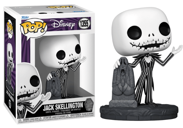 Funko Pop! Jack Skellington, The Nightmare Before Christmas 1355 Vinyl Figure in PopShield Protector