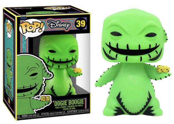 Funko Pop! Oogie Boogie Blacklight, The Nightmare Before Christmas 39 Vinyl Figure in PopShield Protector
