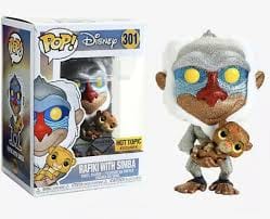 Funko (Light Box Damage) Funko Pop! Disney Rafiki with Simba Diamond Exclusive #301