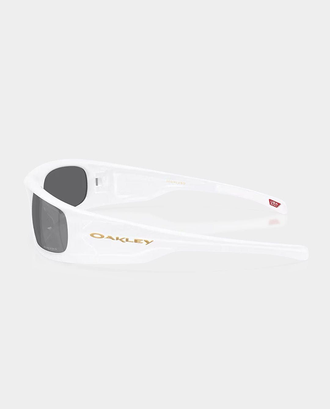 Oakley - Highland Sunglasses - Pearlised White with Prizm Black Lens