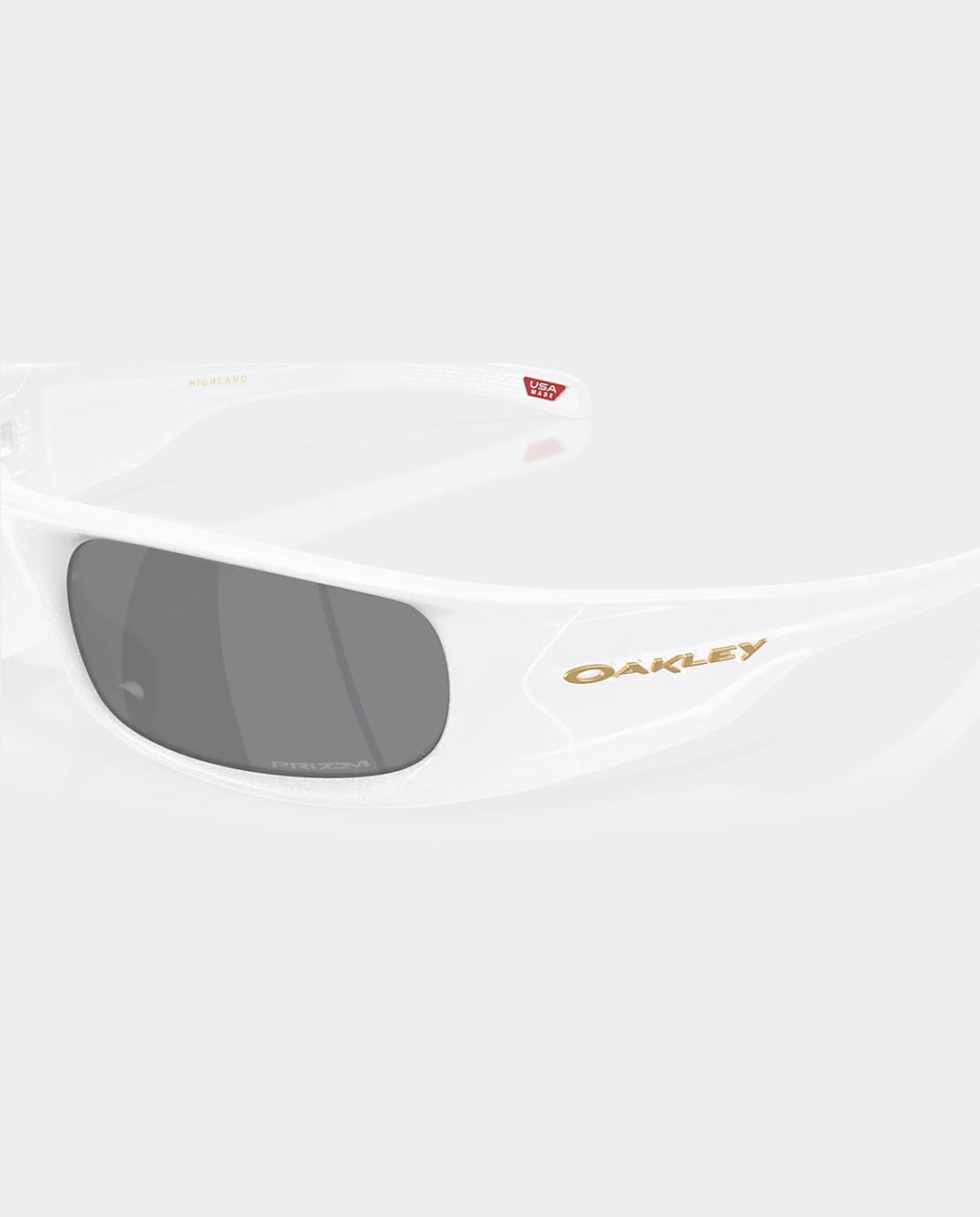 Oakley - Highland Sunglasses - Pearlised White with Prizm Black Lens