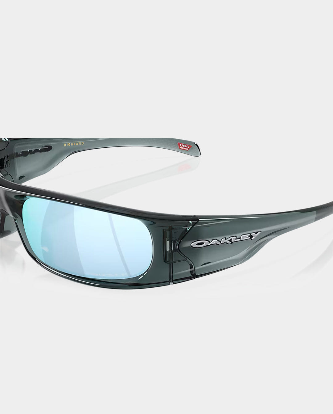 Oakley - Highland Sunglasses - Crystal Black with Prizm Deep Water Polarised Lens