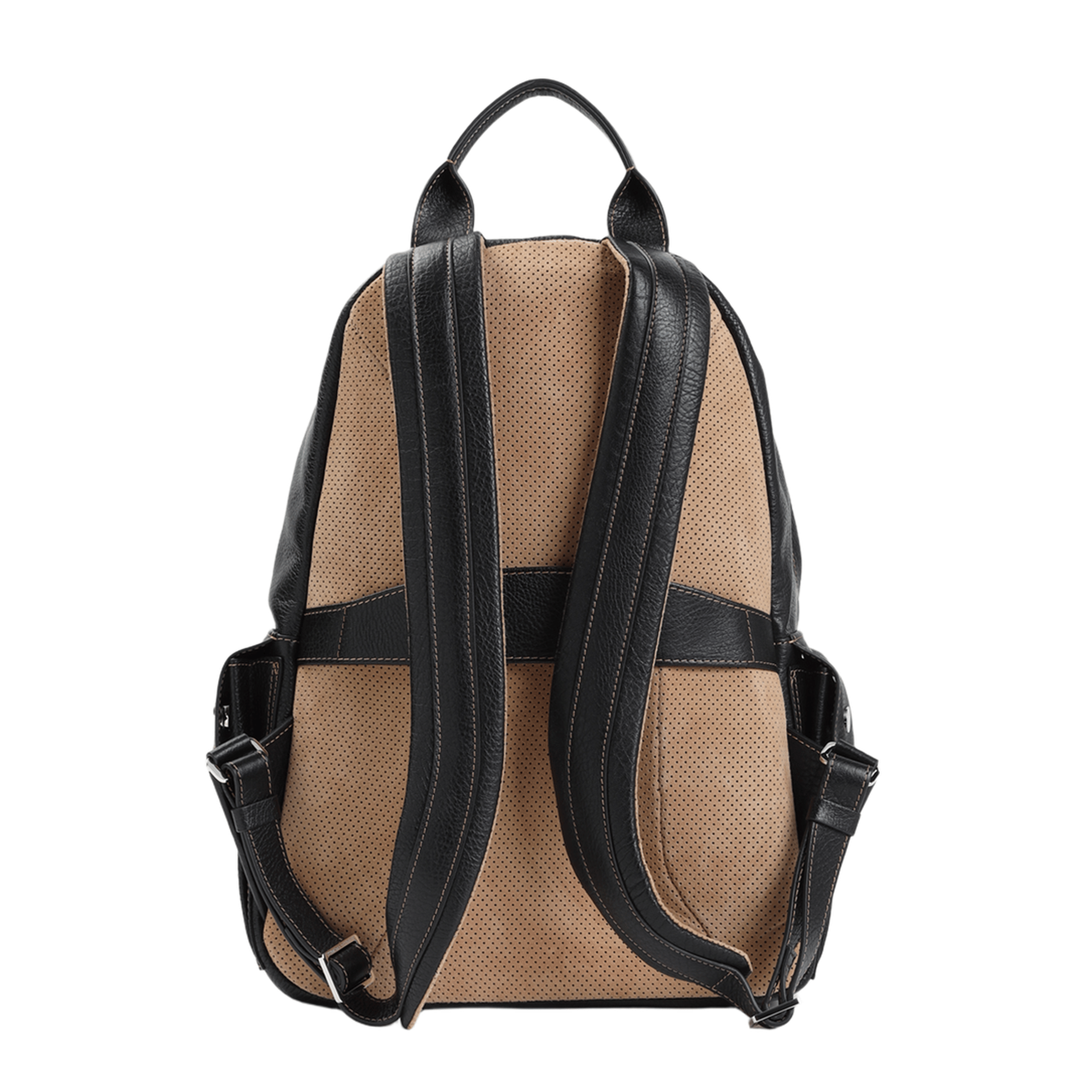 Brunello Cucinelli Grained Calfskin Backpack - Black
