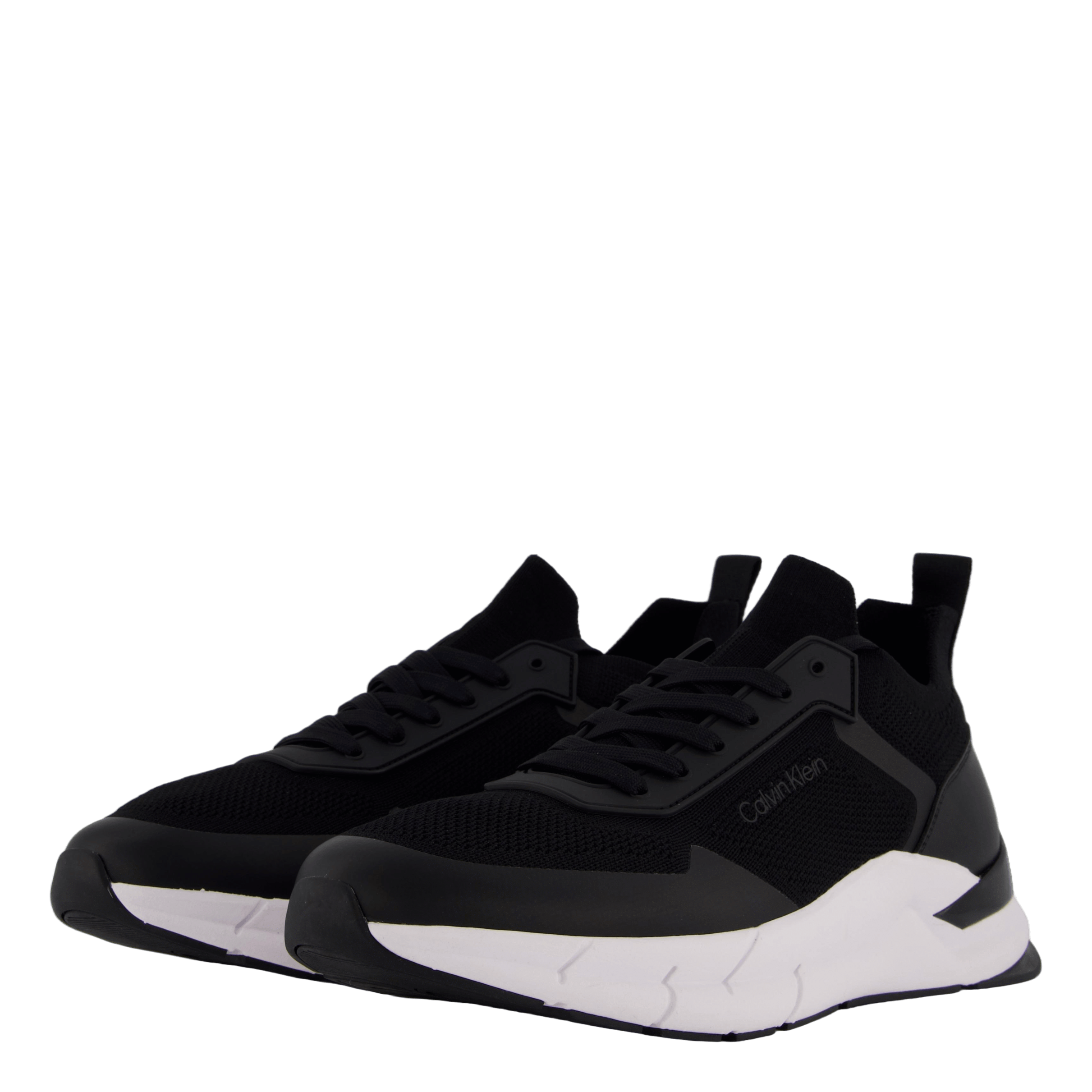 Calvin Klein Low Top Lace Up Mix Ck Black