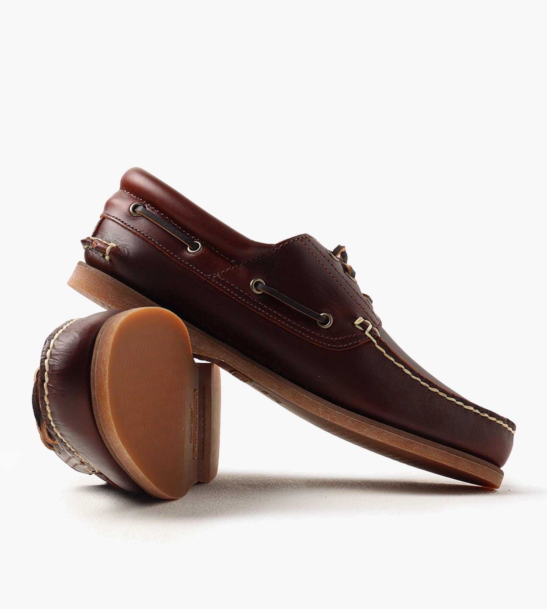 Timberland Classic Boat Classic Boat 3 Eye Padded Collar Brown