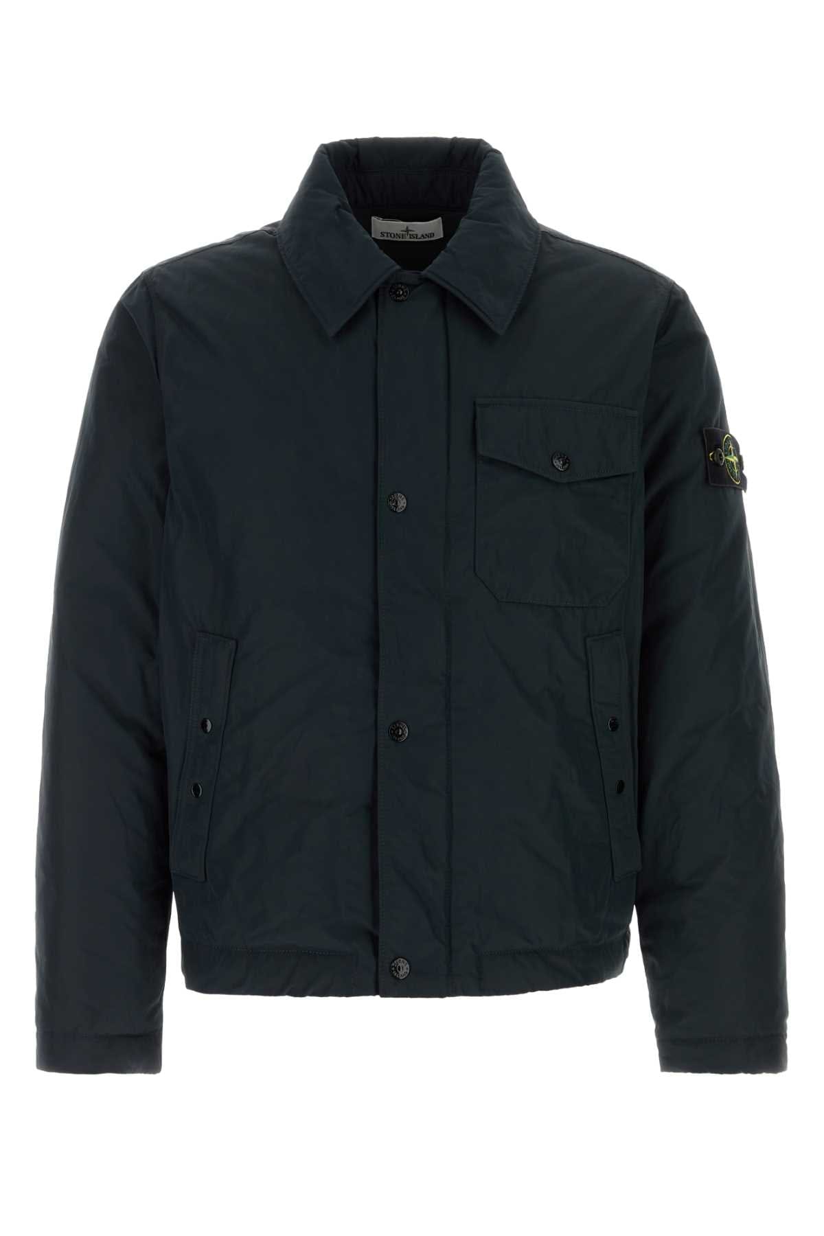 Stone Island Down - Insulated Down Jacket — Blue