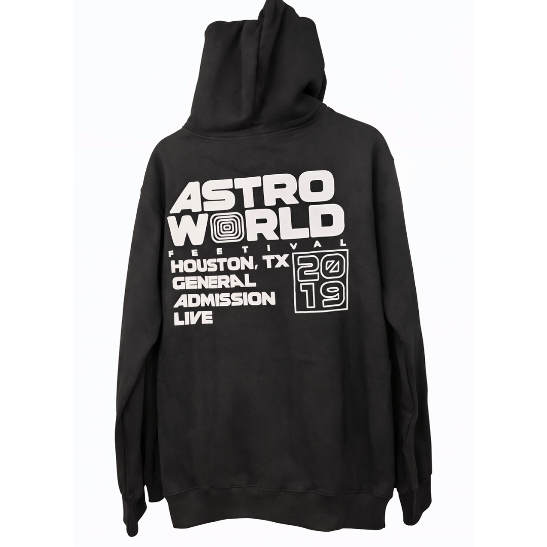 Travis Scott Astrofest Staff Hoodie Black