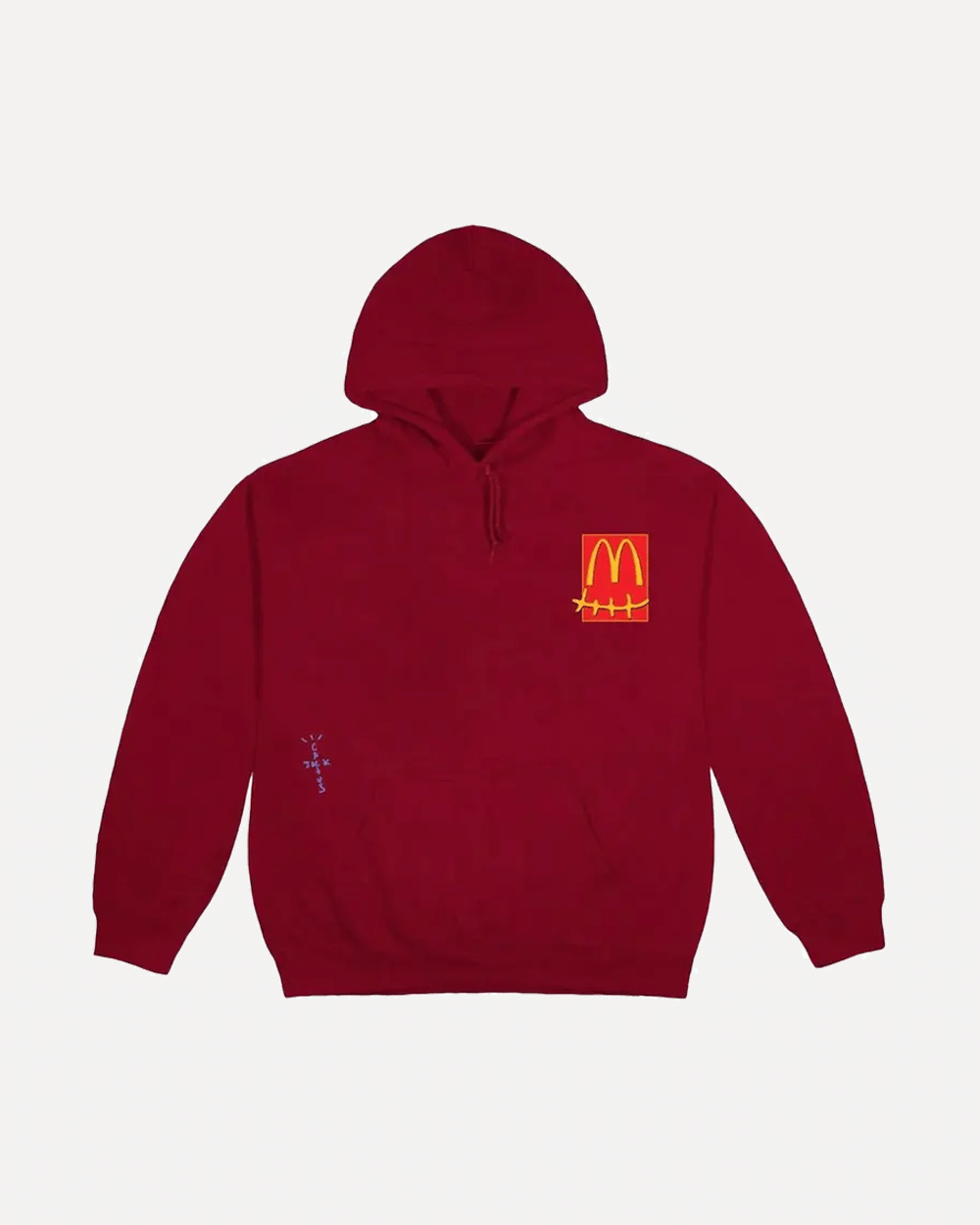 TRAVIS SCOTT x MCDONALDS CACTUS JACK LIVE FROM UTOPIA HOODIE CARDINAL