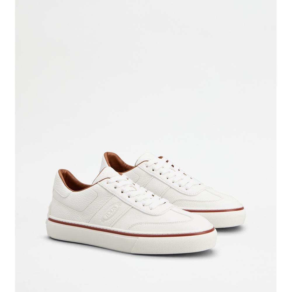 Tod's Tods Sneakers In Leather White Mens