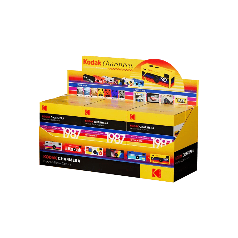Kodak Charmera Keychain Digital Camera Blind Box Collection - Pack of 6