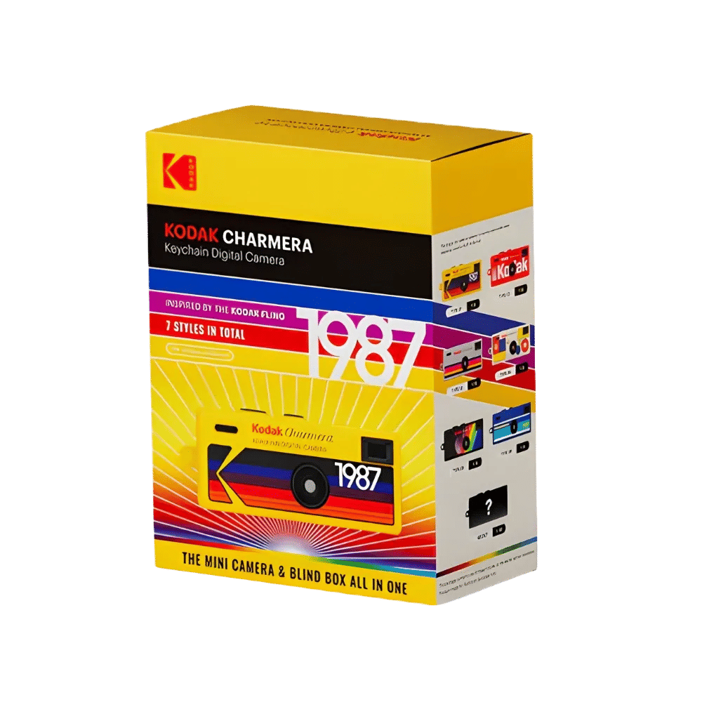 Kodak Charmera Keychain Digital Camera Blind Box Collection - Pack of 6