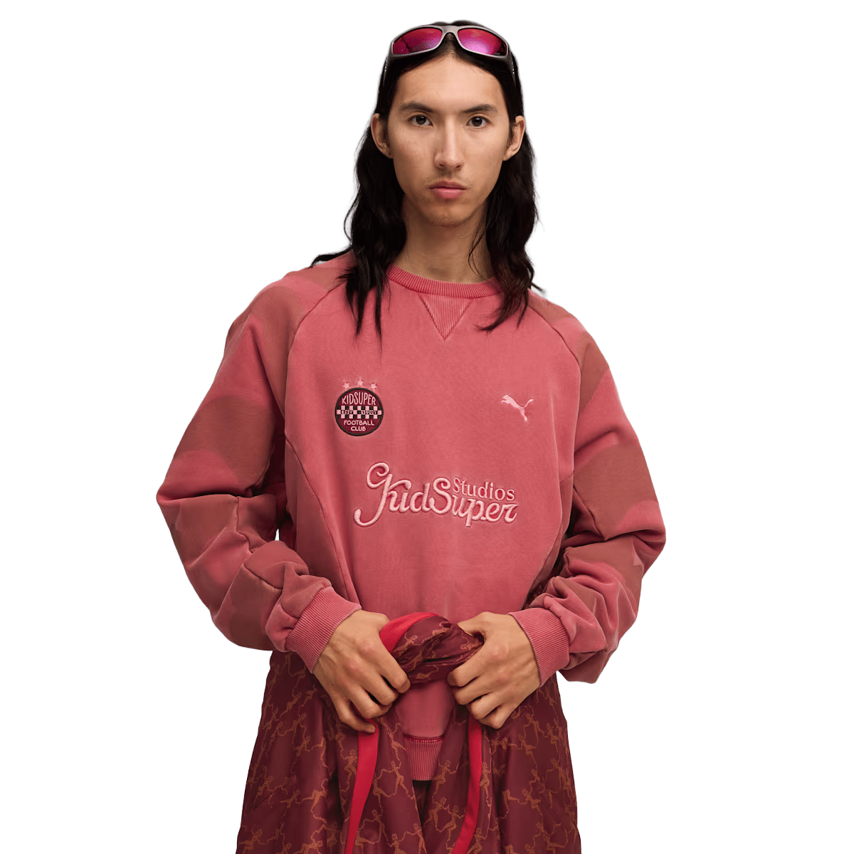 PUMA '+ KIDSUPER Sweatshirt Dark Crimson