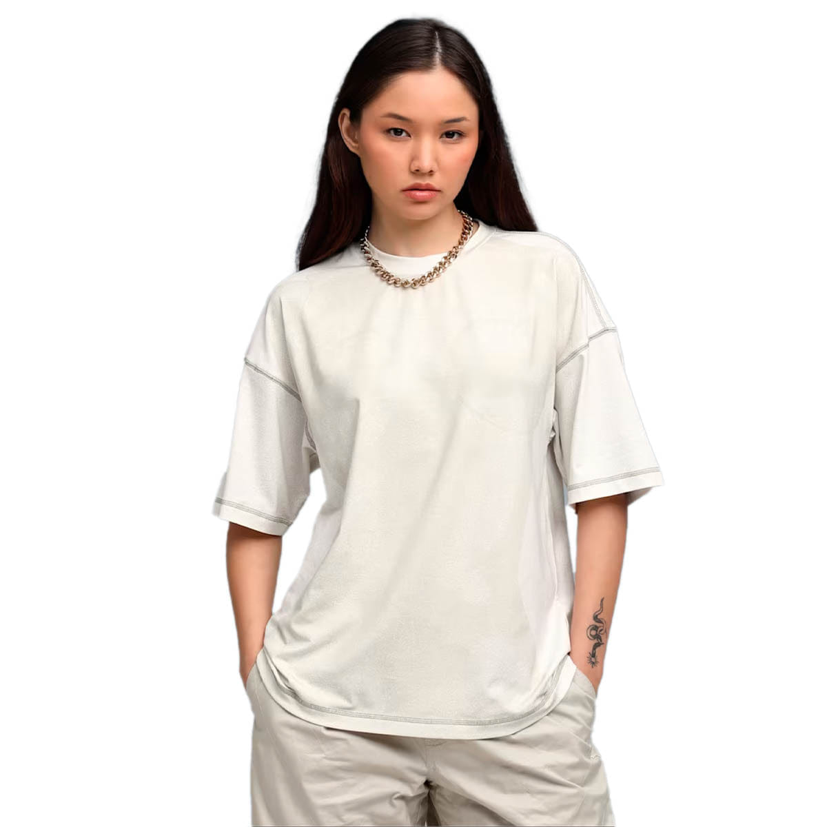 PUMA YONA AOP T-Shirt White