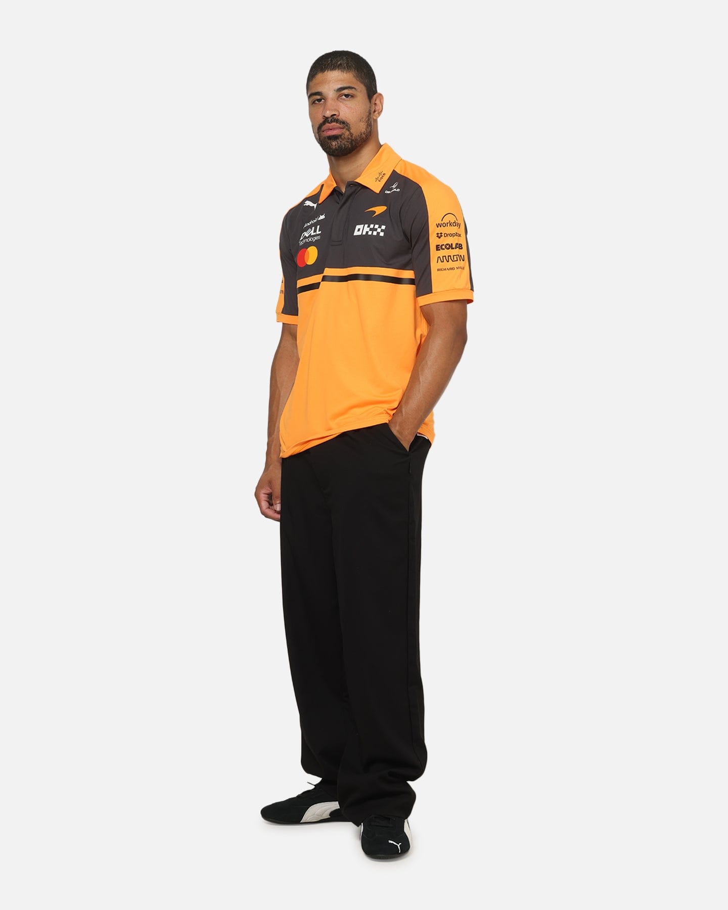 Puma x Mclaren F1 Team Replica Polo Shirt Papaya