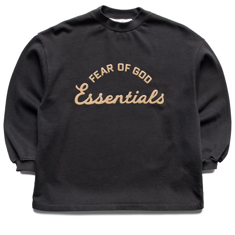 Fear of God Essentials Kids Fear Of God Essentials Training 90's L/S T-Shirt - Faded Black