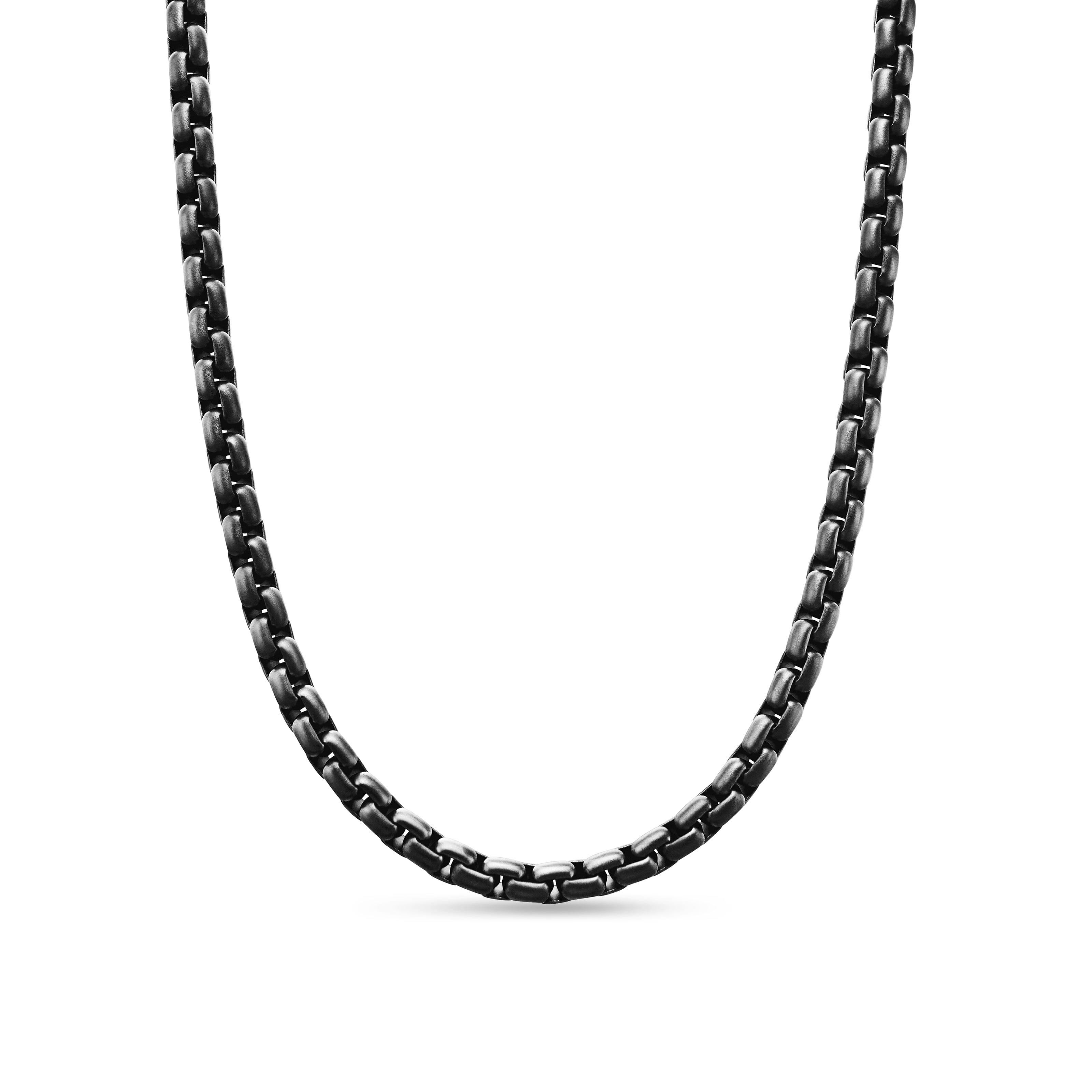 David Yurman Chain Collection Necklace in Stainless Steel with Sterling Silver